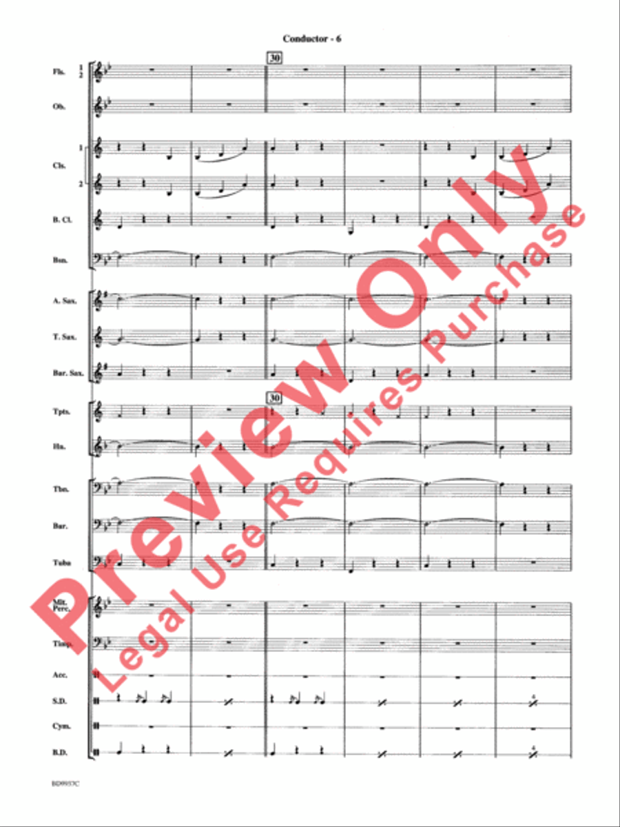 Mouthpiece Mania Concert Band scores gallery preview page 9