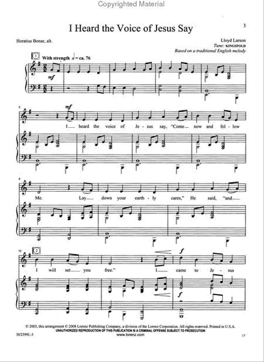 Seasons of Praise Medium Voice scores gallery preview page 2