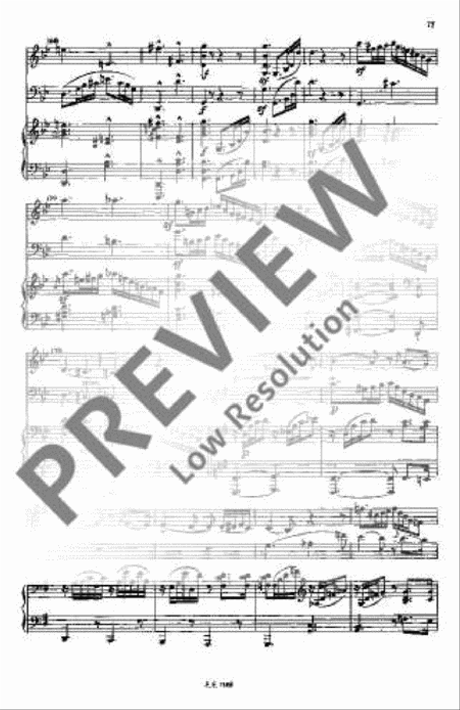 Piano Trio G minor Piano Trio scores gallery preview page 14