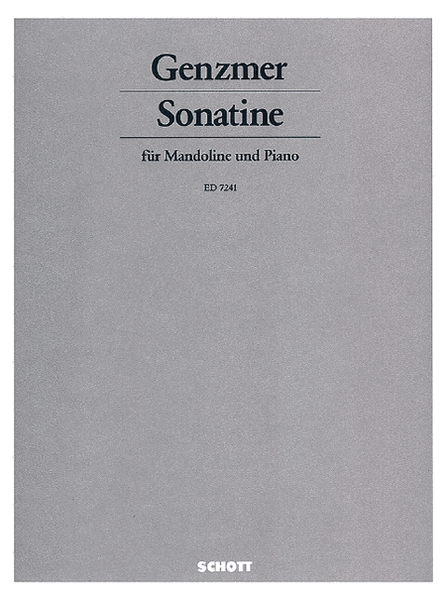 Sonatine Mandoline/piano