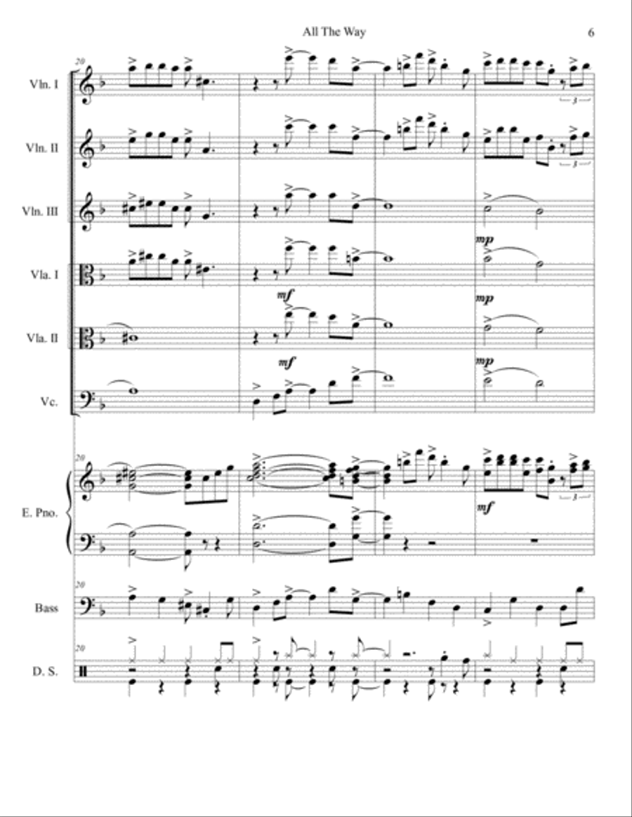 All The Way Set of Parts scores gallery preview page 6