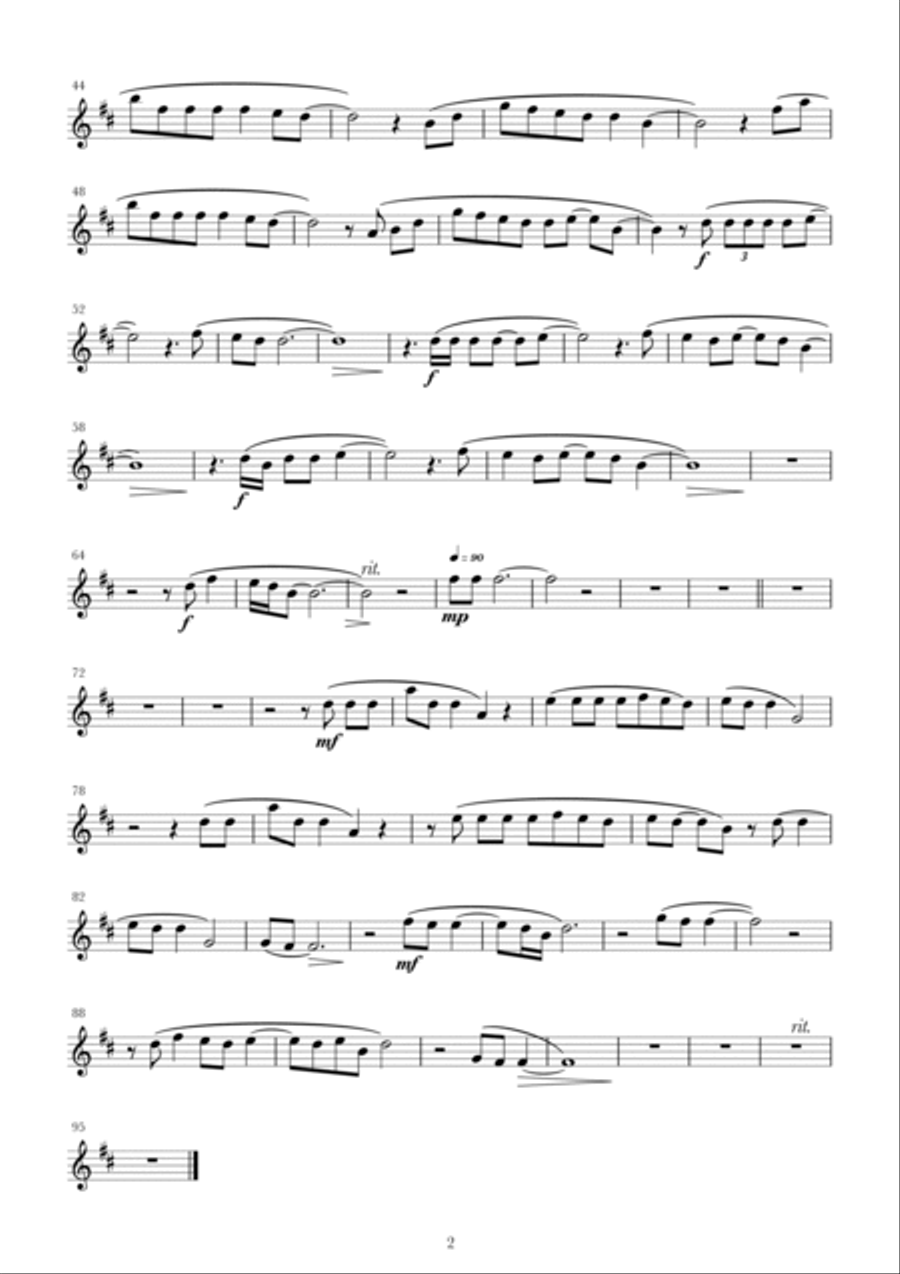 Evermore Evermore Alto Saxophone scores gallery preview page 2