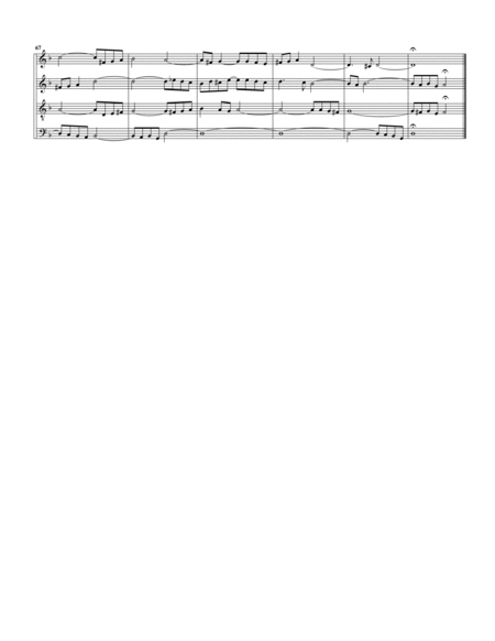 Contrapunctus 8 from Art of Fugue, BWV 1080 (arrangement for recorders)