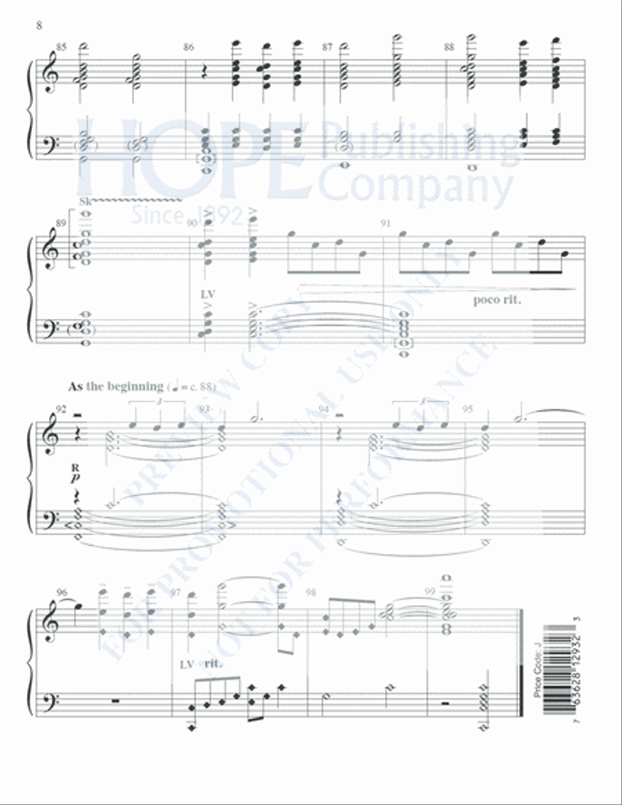 Where Are You Christmas? Where Are You Christmas? Handbell Choir scores gallery preview page 9