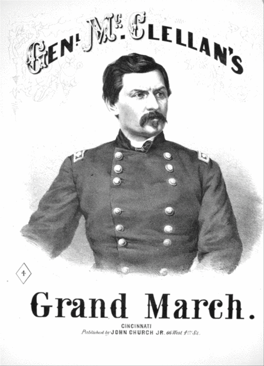 General McClellan's Grand March Piano Solo scores gallery preview page 1