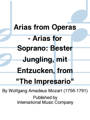 Book cover for Bester Jungling, Mit Entzucken, From The Impresario (G. & E.)