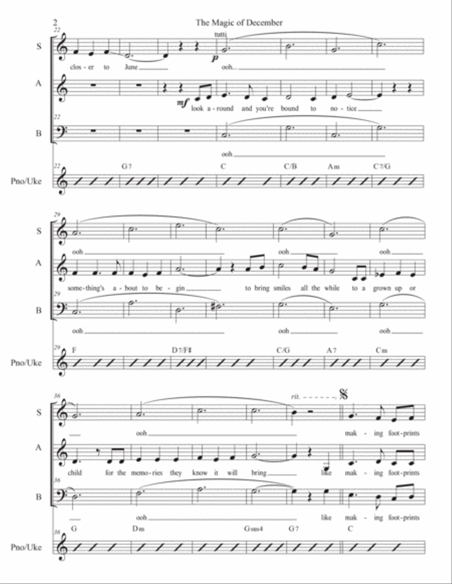 The Magic of December 3-Part scores gallery preview page 4