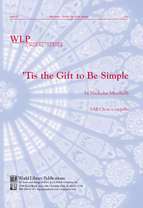 Book cover for 'Tis the Gift to be Simple