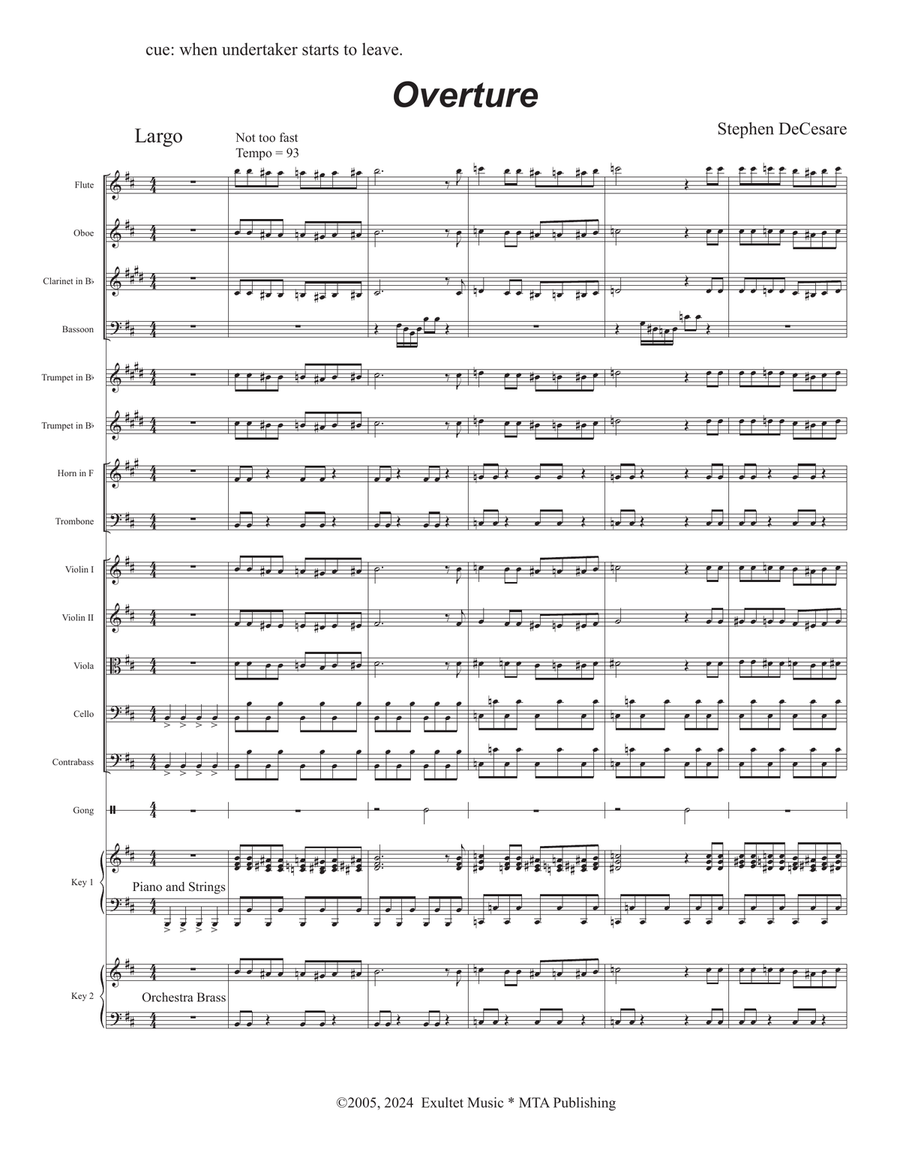 A Christmas Carol (the musical) (Full Score) - Score Only Full Orchestra scores gallery preview page 6