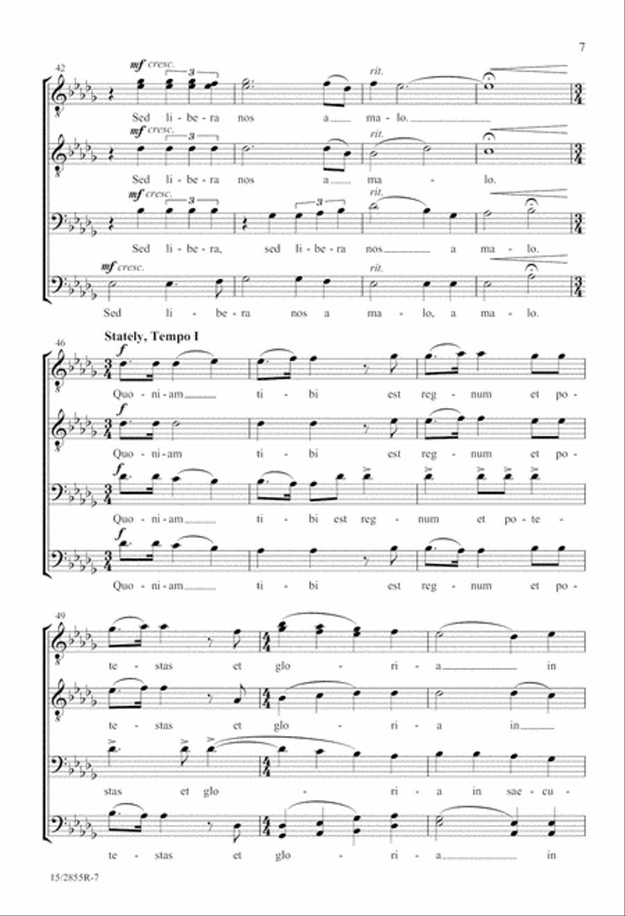 Pater Noster Pater Noster TTBB scores gallery preview page 7