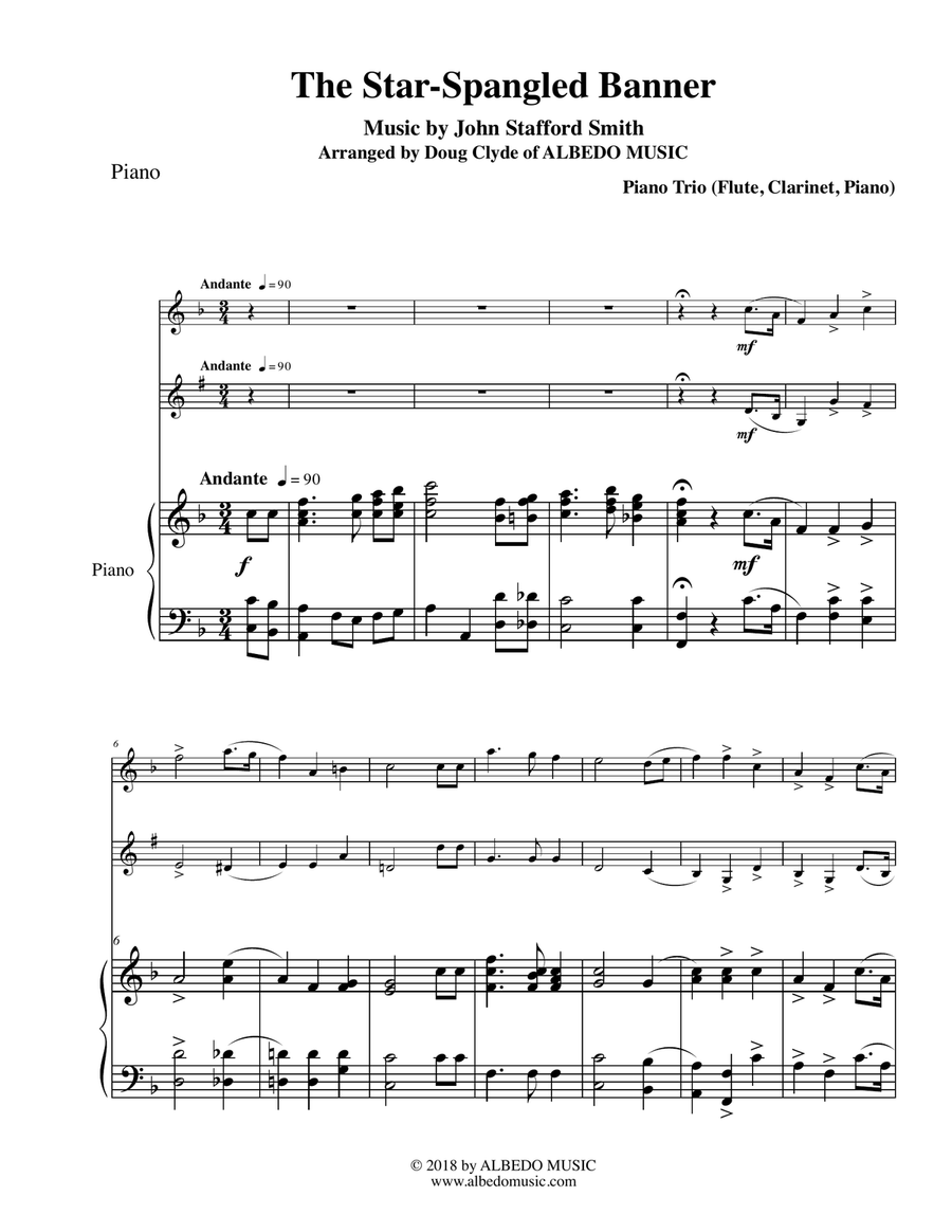 Star spangled banner flute hotsell