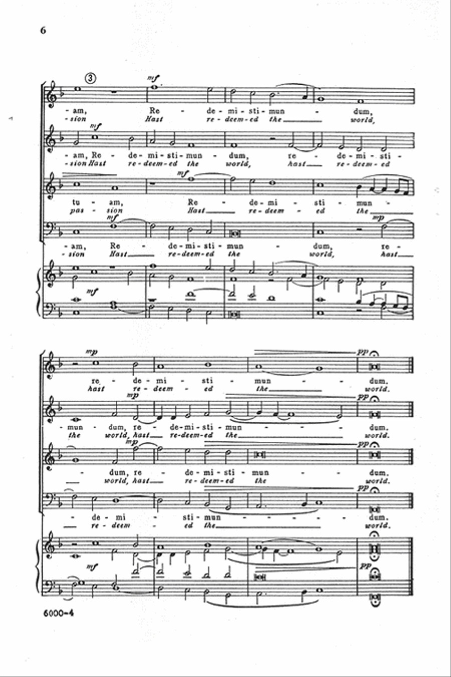 Adoramus Te - SATB Adoramus Te - SATB 4-Part scores gallery preview page 2