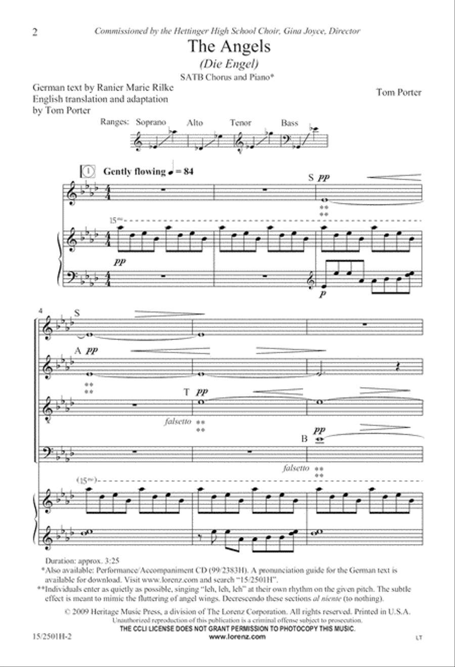 The Angels (Die Engel) The Angels (Die Engel) 4-Part scores gallery preview page 3