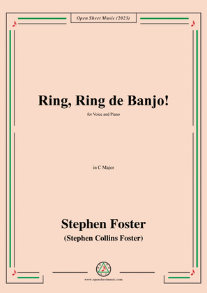 S. Foster-Ring,Ring de Banjo!,in C Major