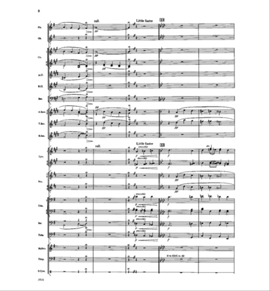 Danny Boy Concert Band scores gallery preview page 7