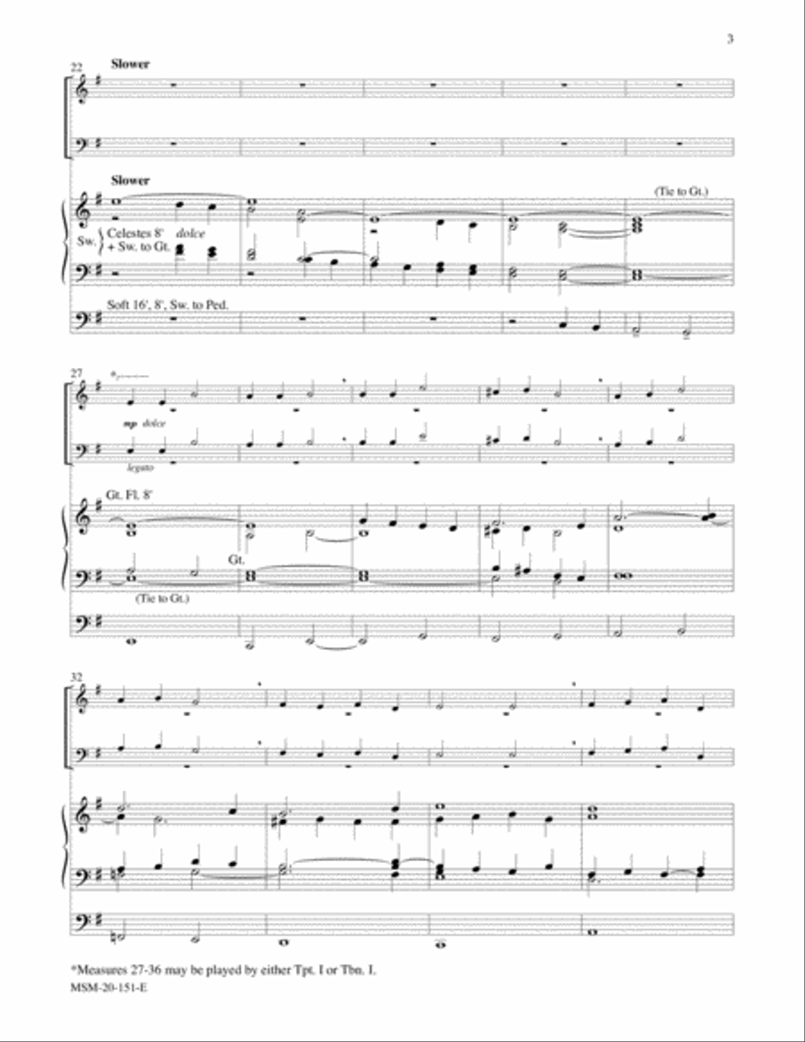 On This Day Earth Shall Ring Trumpet scores gallery preview page 3