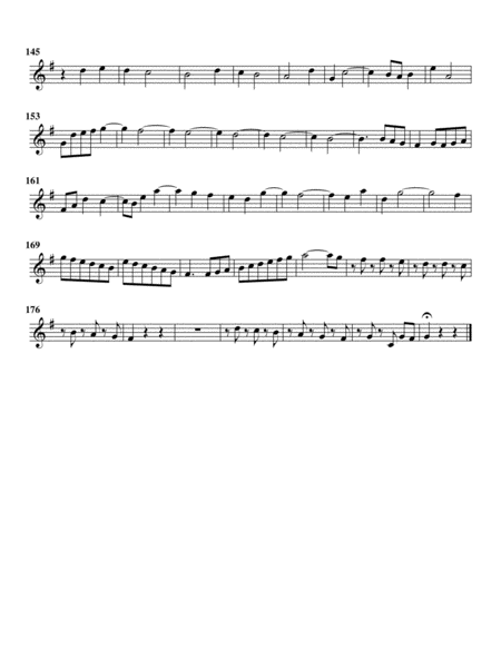 Fugue for organ, BWV 536/II (Arrangement for 4 recorders)
