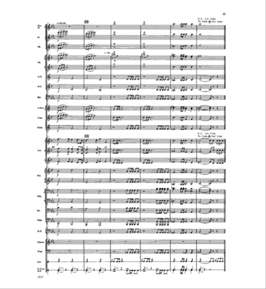 Fanfare and Ceremony Fanfare and Ceremony Concert Band scores gallery preview page 10