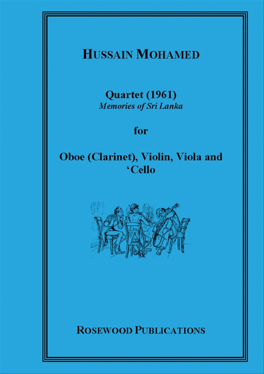 Quartet (1961) Clarinet scores gallery preview page 1
