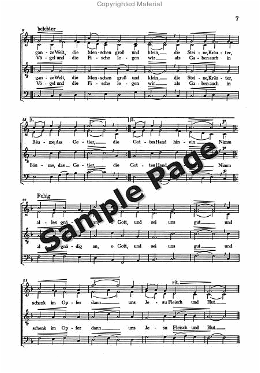 Deutsche Chormesse 4-Part scores gallery preview page 8