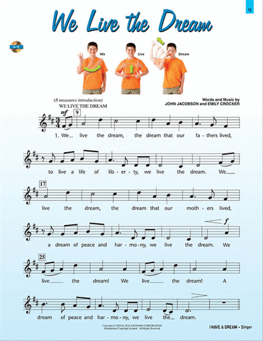 I Have a Dream Choir scores gallery preview page 7