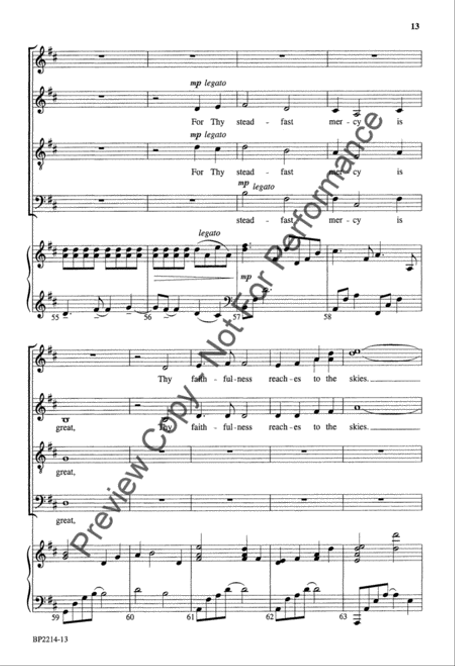 Awake, My Soul - Hagenberg 4-Part scores gallery preview page 12
