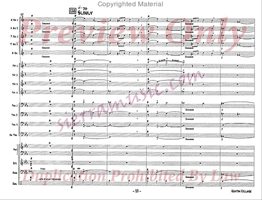 Kenton Kollage Big Band scores gallery preview page 40