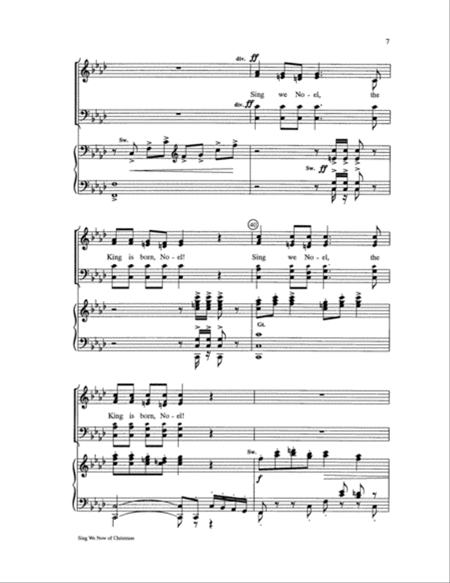 Sing We Now of Christmas Sing We Now of Christmas 4-Part scores gallery preview page 7