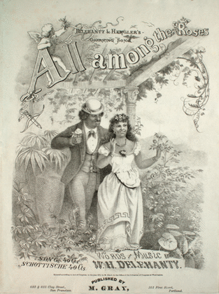 Book cover for All Among the Roses