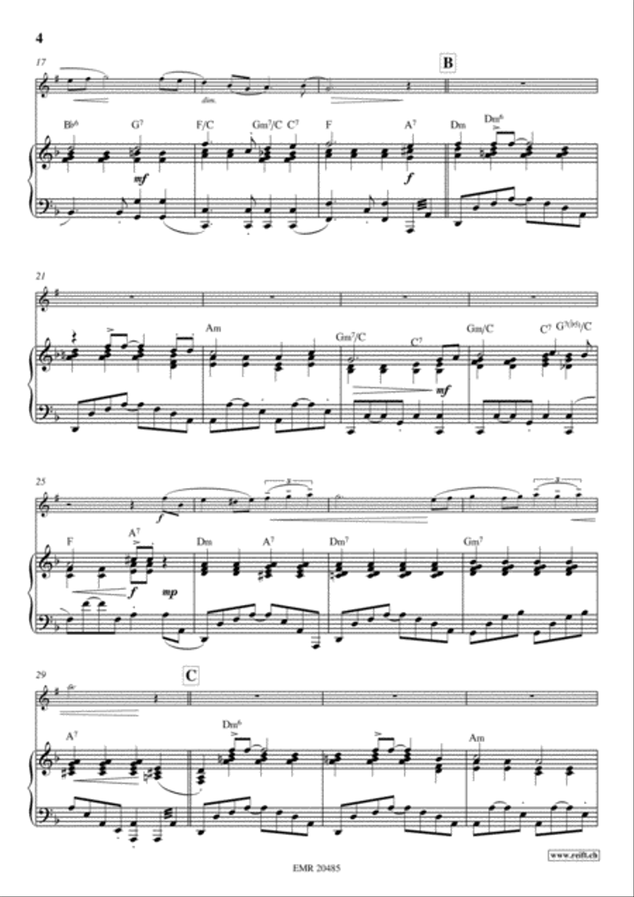Peace And Love Clarinet Solo scores gallery preview page 4