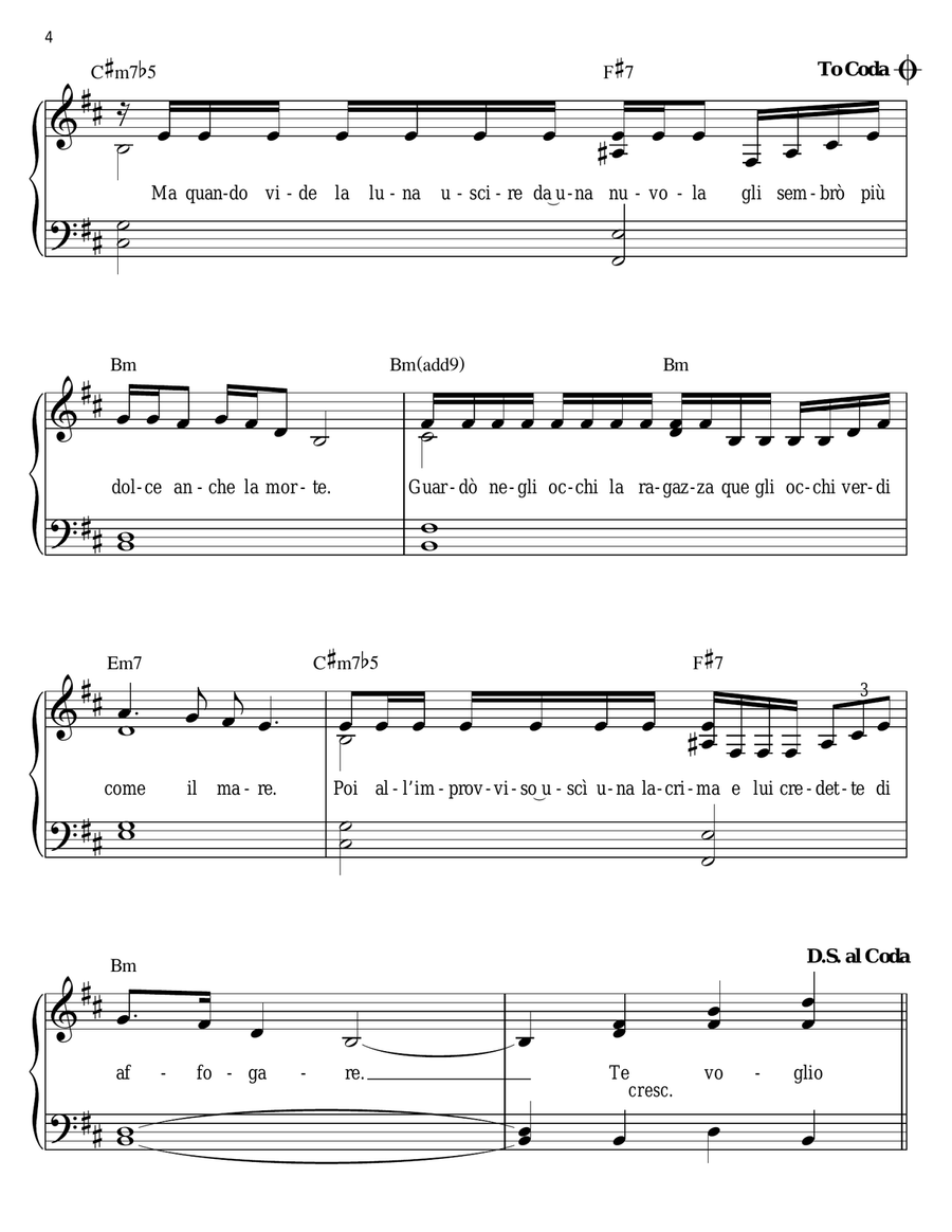 Caruso Easy Piano scores gallery preview page 4