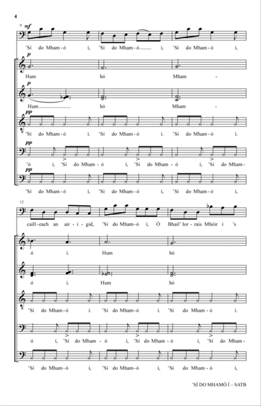 Si Do Mhamo I Si Do Mhamo I 4-Part scores gallery preview page 2