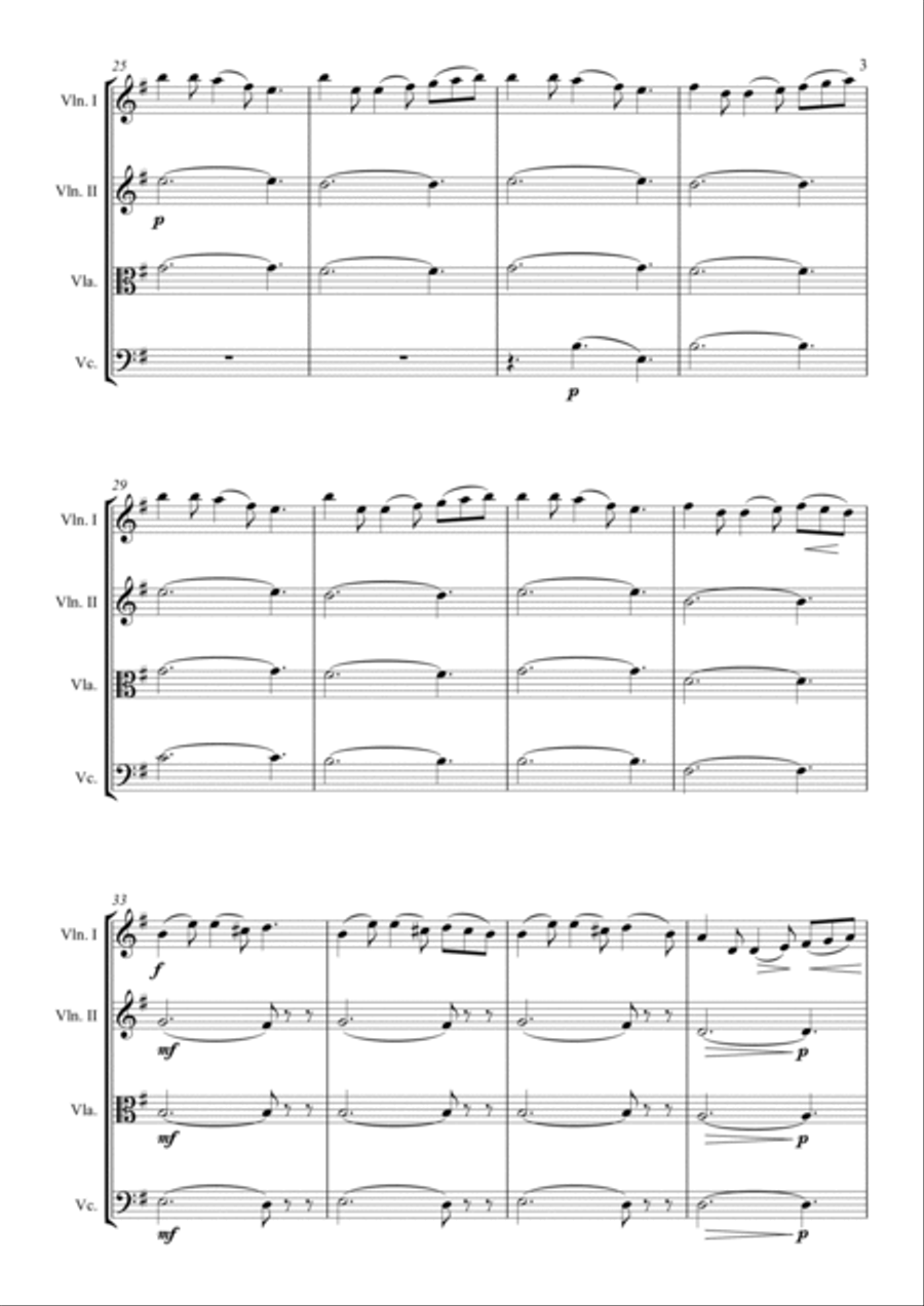 The Rocky Road to Dublin String Quartet scores gallery preview page 3