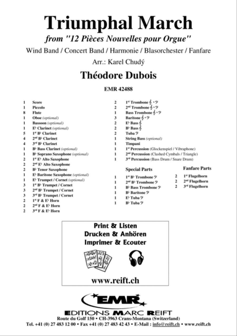 Triumphal March Triumphal March Concert Band scores gallery preview page 2
