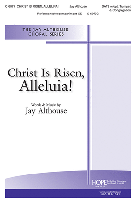 Book cover for Christ Is Risen, Alleluia!-SATB