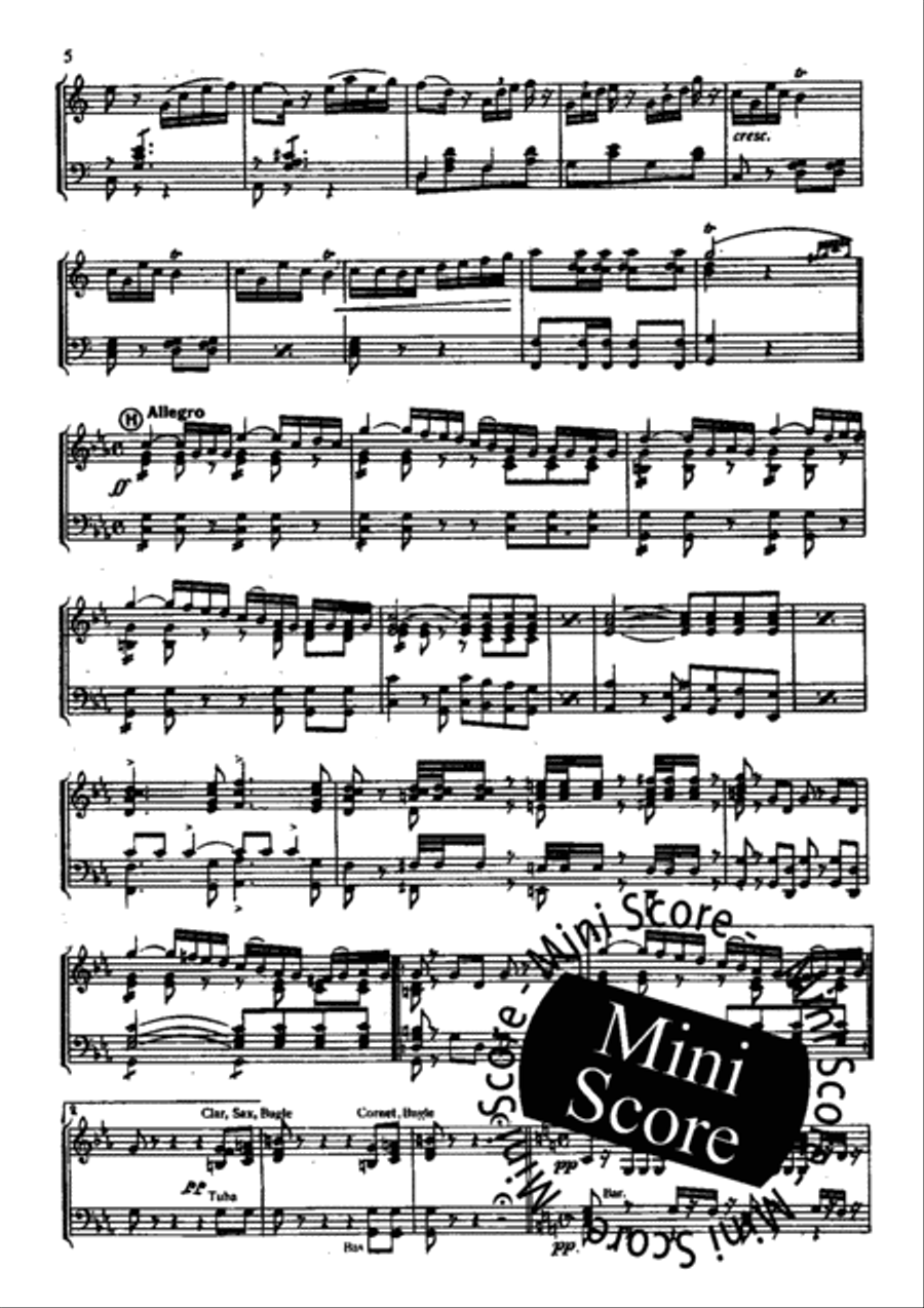 Si J'Etais Roi Fanfare Band scores gallery preview page 8