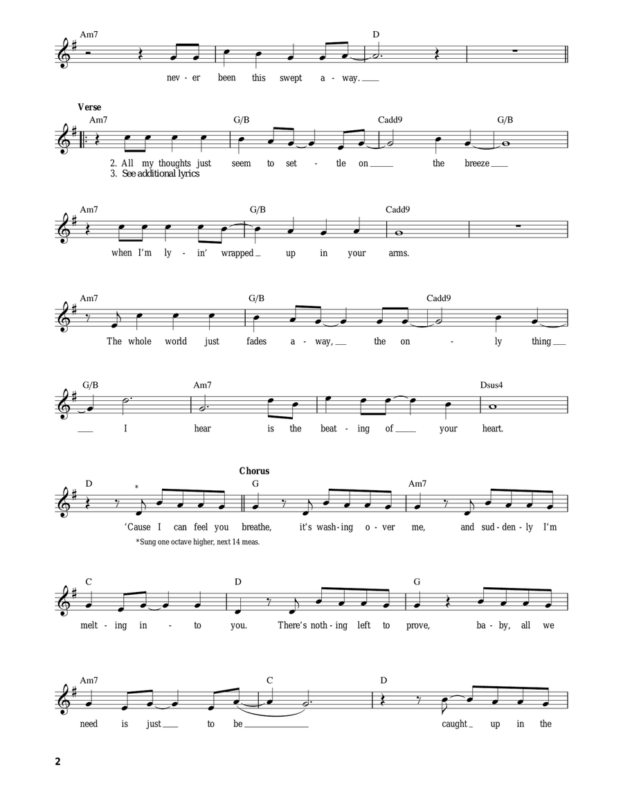Breathe Acoustic Guitar scores gallery preview page 2