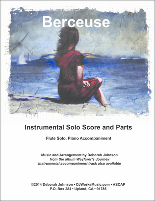 Book cover for Berceuse Inst. Solo Score