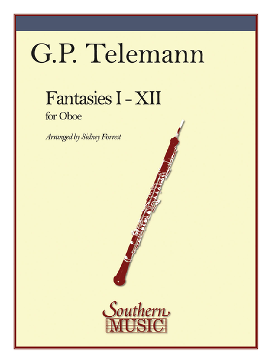 Fantasies I-XII Oboe scores gallery preview page 1