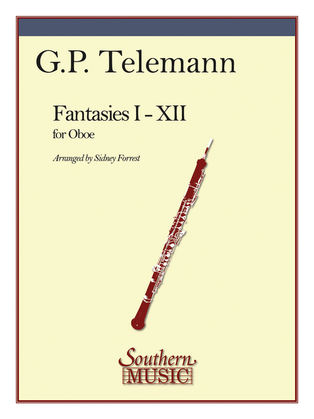 Fantasies I-XII by Georg Philipp Telemann Oboe - Sheet Music