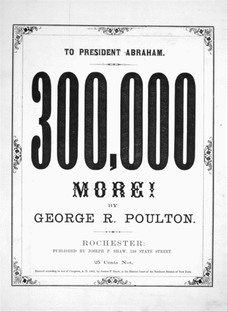 Three Hundred Thousand More Voice scores gallery preview page 1
