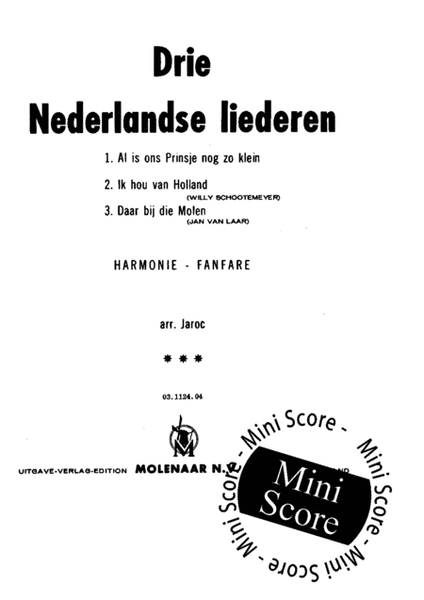 Drie Nederlandse Liederen