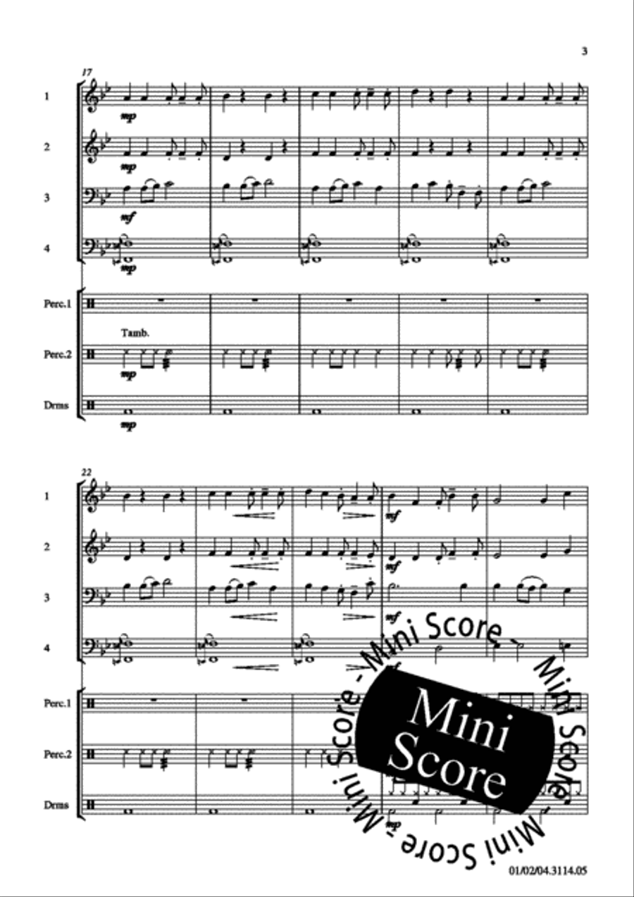 Frisian Dances Brass Band scores gallery preview page 7