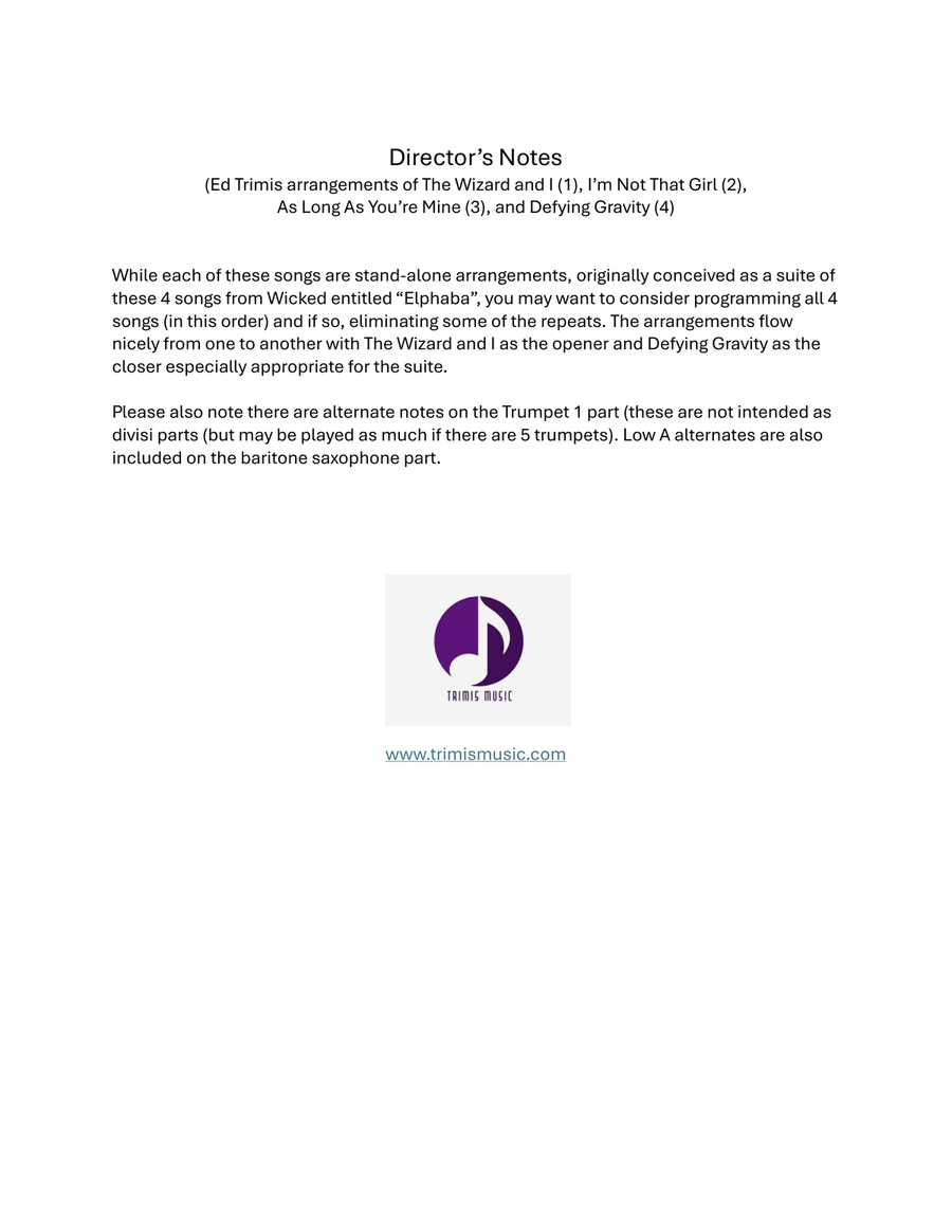 Defying Gravity Jazz Ensemble scores gallery preview page 2