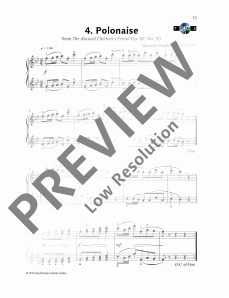 The Classical Piano Method Piano Method scores gallery preview page 14