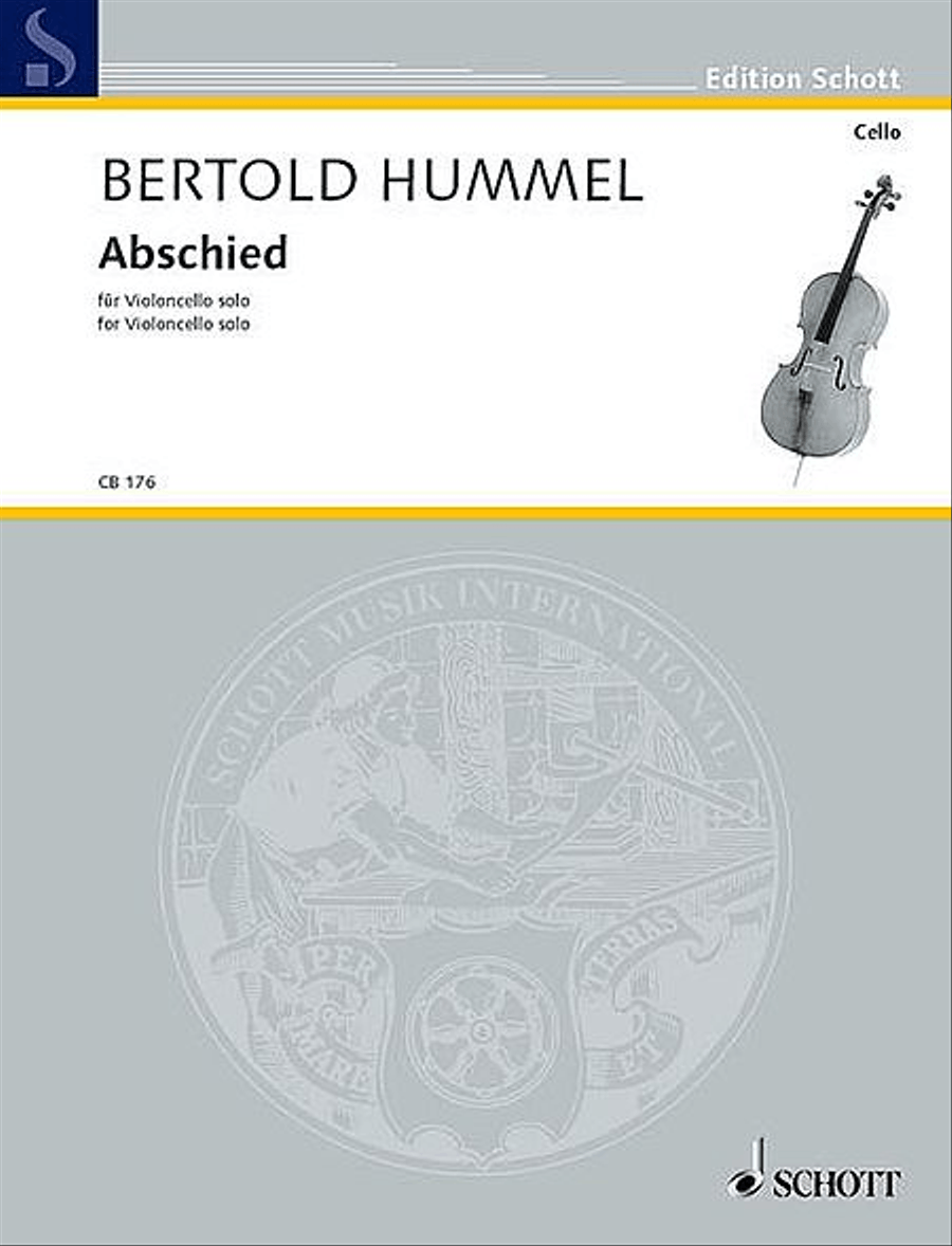 Abschied Cello scores gallery preview page 1