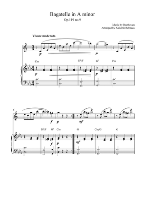 Bagatelle in A minor (op.119 no.9)