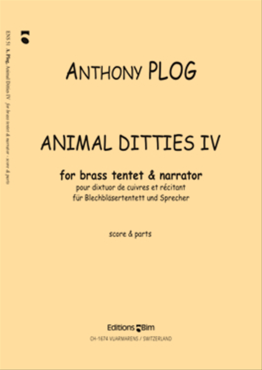 Animal Ditties IV Horn scores gallery preview page 1