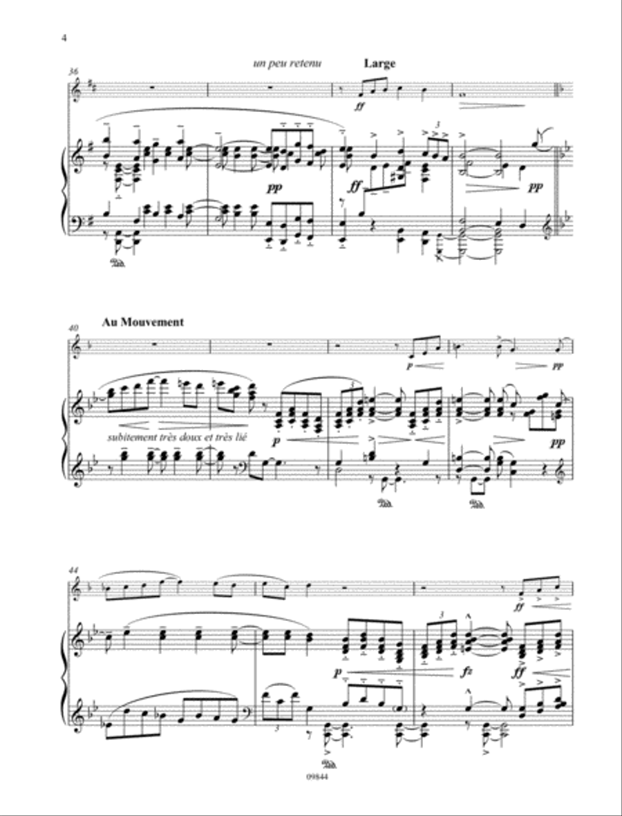 Pavane pour une infante défunte Piano Accompaniment scores gallery preview page 4