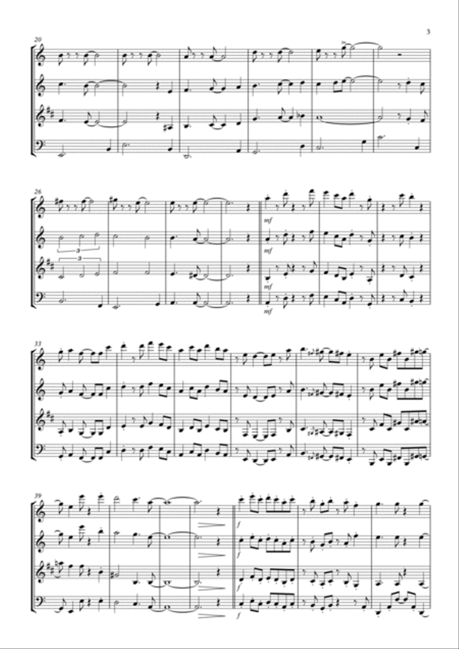 Spain Woodwind Quartet scores gallery preview page 3